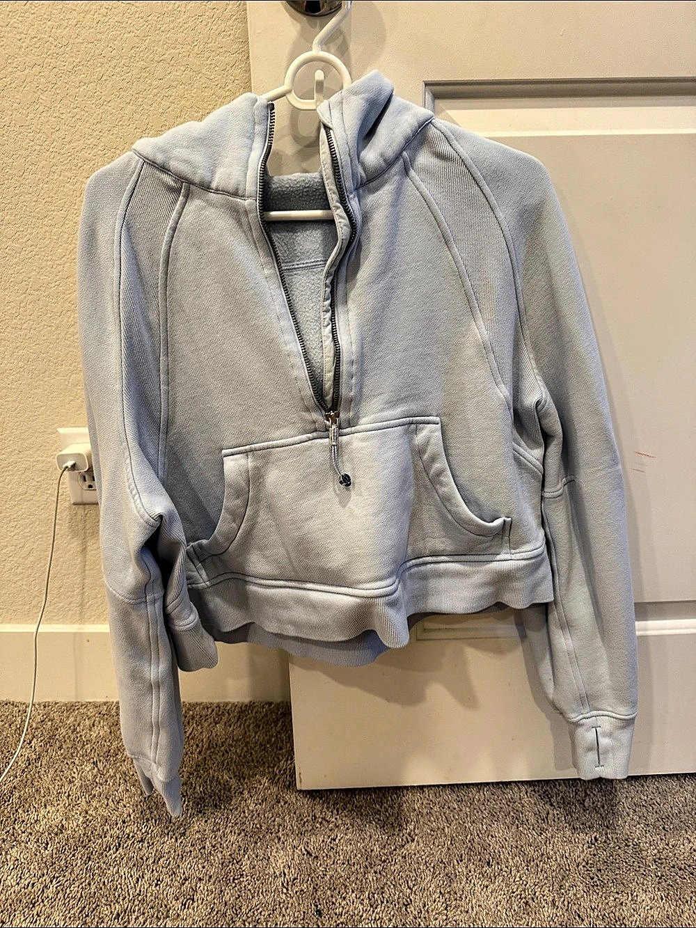Lululemon Scuba Oversized Half-Zip Hoodie Blue